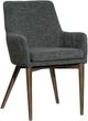 LH Home Fritz Dark Grey/Slate Dining Arm Chair-0