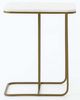 Magnolia Home by Joanna Gaines Alana Matte Brass/White Accent Table-1