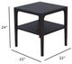 Nest Home Collections Morgan Java Corner Table -2