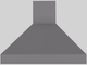 Vent-A-Hood® 36" Gunsmoke Wall Mounted Range Hood-0