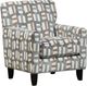 Fusion Furniture Amos Dusk Bogart Slate Accent Chair-0