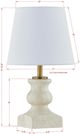 Forty West Gretel Beige Mini Lamp-1
