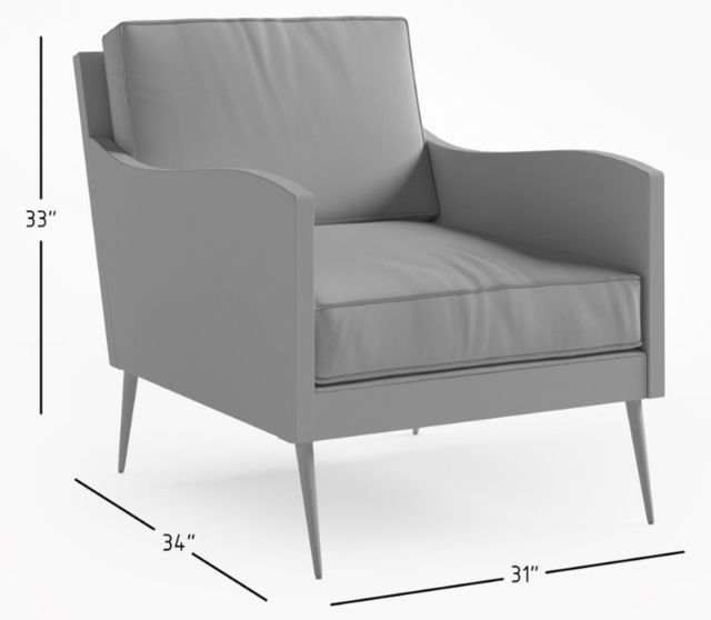 Jofran Inc. Karma Bourbon/Brown Accent Chair-2