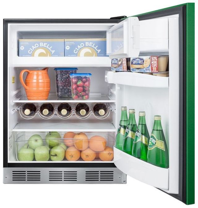 Summit® 5.1 Cu. Ft. Emerald Green Under The Counter Refrigerator -3