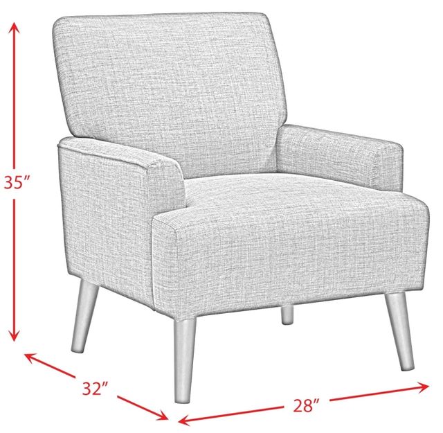 Elements International Kiwi Gray Accent Chair-2