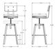 Amisco Customizable Architect Backrest Adjustable Stool-3