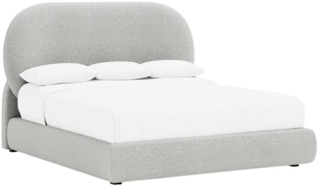 Bernhardt Monolith Puma California King Upholstered Panel Bed-0