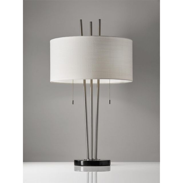 Adesso® Anderson Brushed Steel Table Lamp-1