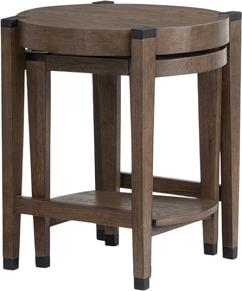 Magnussen Home® Kaysen 2-Piece Wallaby Nesting End Tables Set-2