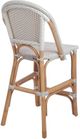 New Pacific Direct Avignon White/Gray Paris Bistro Counter Stool-2