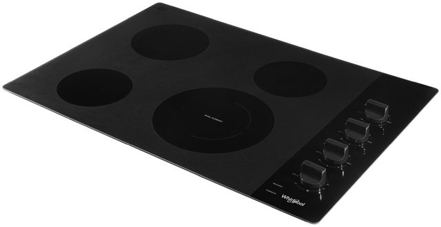 Whirlpool® 30" Black Electric Cooktop-6