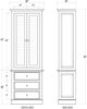 Bramble Customizable Cottage Tall Shutter Cabinet-1