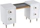 TOV Furniture Bovey White Lacquer Desk-2