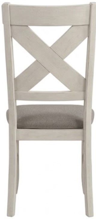 Bernards Homestead Gray/White Side Chair-4