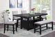 Steve Silver Co. Yves 6-Piece Charcoal Counter Dining Set-1