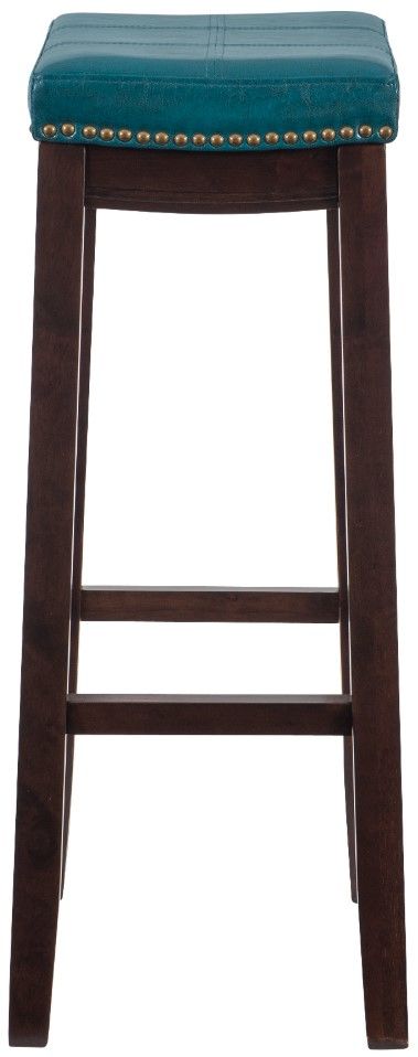 Linon Claridge Blue Bar Stool-3