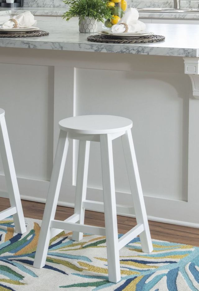 Linon Abby White Counter Stool-1