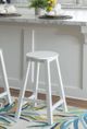 Linon Abby White Counter Stool-1