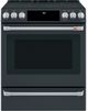 Café™ 30" Matte Black Slide-In Electric Range-0