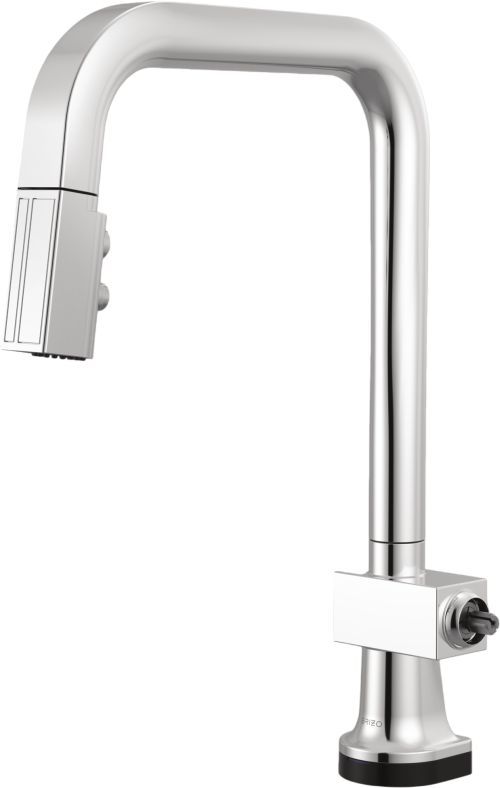 Brizo Frank Lloyd Wright® Polished Chrome SmartTouch® Kitchen Faucet with Square Spout-0