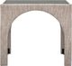 TOV Furniture Tomlin 3-Piece Beige Game Table and Two Ottomans Set-4