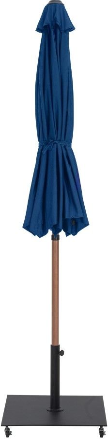 Meridian Furniture Fiji Navy/Black Aluminum Outdoor Patio Umbrella and Base-1