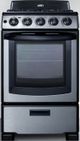 Summit® 20" Stainless Steel Freestanding Gas Range-1