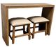 Million Dollar Rustic Mountain Brown Sofa Table -0