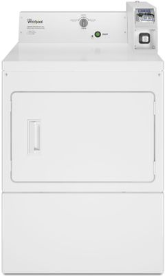 Whirlpool® Commercial 7.4 Cu. Ft. White Front Load Electric Dryer