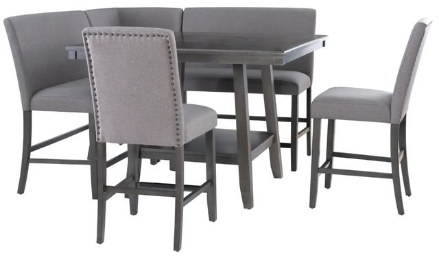 Powell® Seneca 6-Piece Gray Counter Dining Set-0