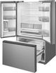 Midea 36" 32 Cu. Ft. Stainless Steel French Door Refrigerator with AutoFill Water Pitcher-1