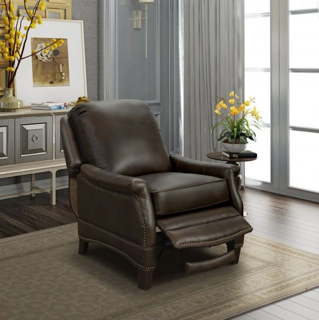 BarcaLounger® Ashebrooke Ashford Walnut Leather Manual Recliner-3