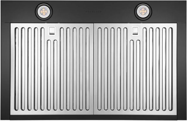 Hauslane Chef Series 30" Matte Black Convertible Wall Mounted Range Hood-2