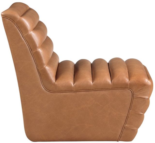 Meridian Furniture Vega Cognac Leather Upholstered Accent Chair-3