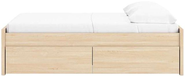 Signature Design by Ashley® Onita Natural Queen Platform Bed with Side Storage-3