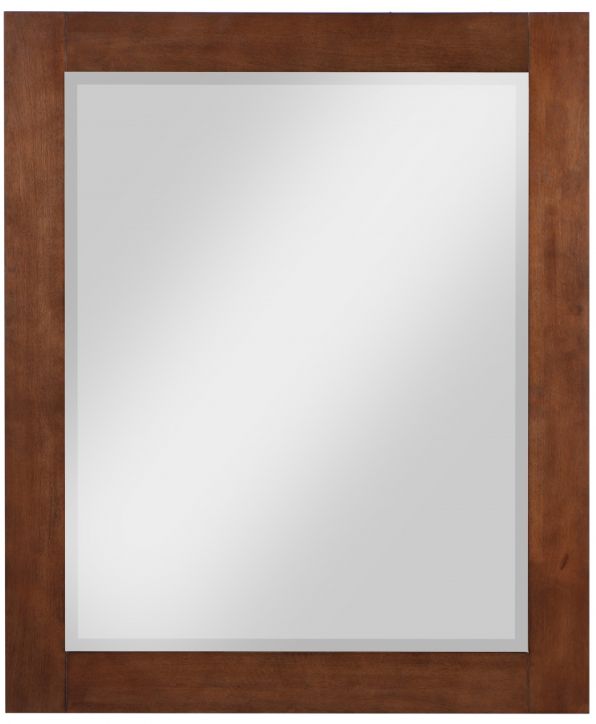Meridian Furniture Monad Walnut 30" Mirror-0