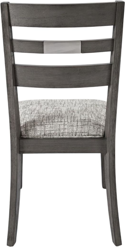 Jofran Inc. Altamonte Brushed Gray Ladderback Chair-3
