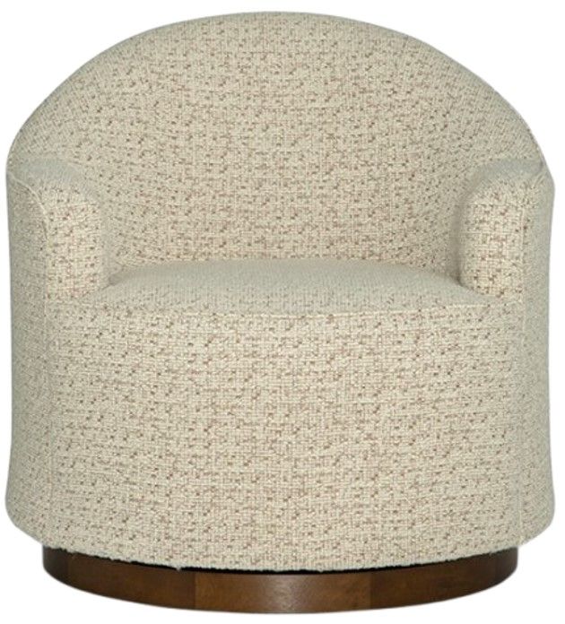 Best® Home Furnishings Customizable Field & Stream Home April Swivel Glider Chair with Dark Walnut Base-1
