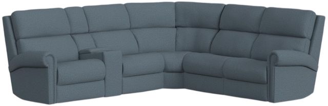 Flexsteel® Customizable Bernard Power Reclining Sectional with Power Headrest and Lumbar-0
