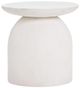 TOV Furniture Aloe White Concrete Indoor/Outdoor Side Table-0