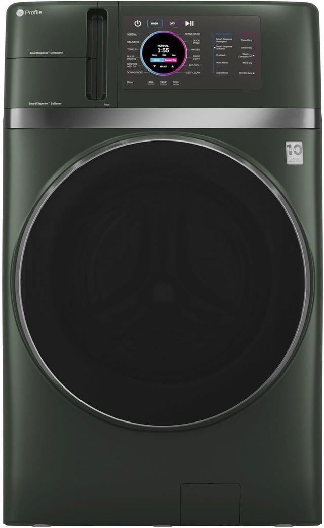 GE Profile™ ENERGY STAR® 4.8 Cu. Ft. Jade Green UltraFast Washer Dryer Combo with Ventless Inverter Heat Pump Technology-0