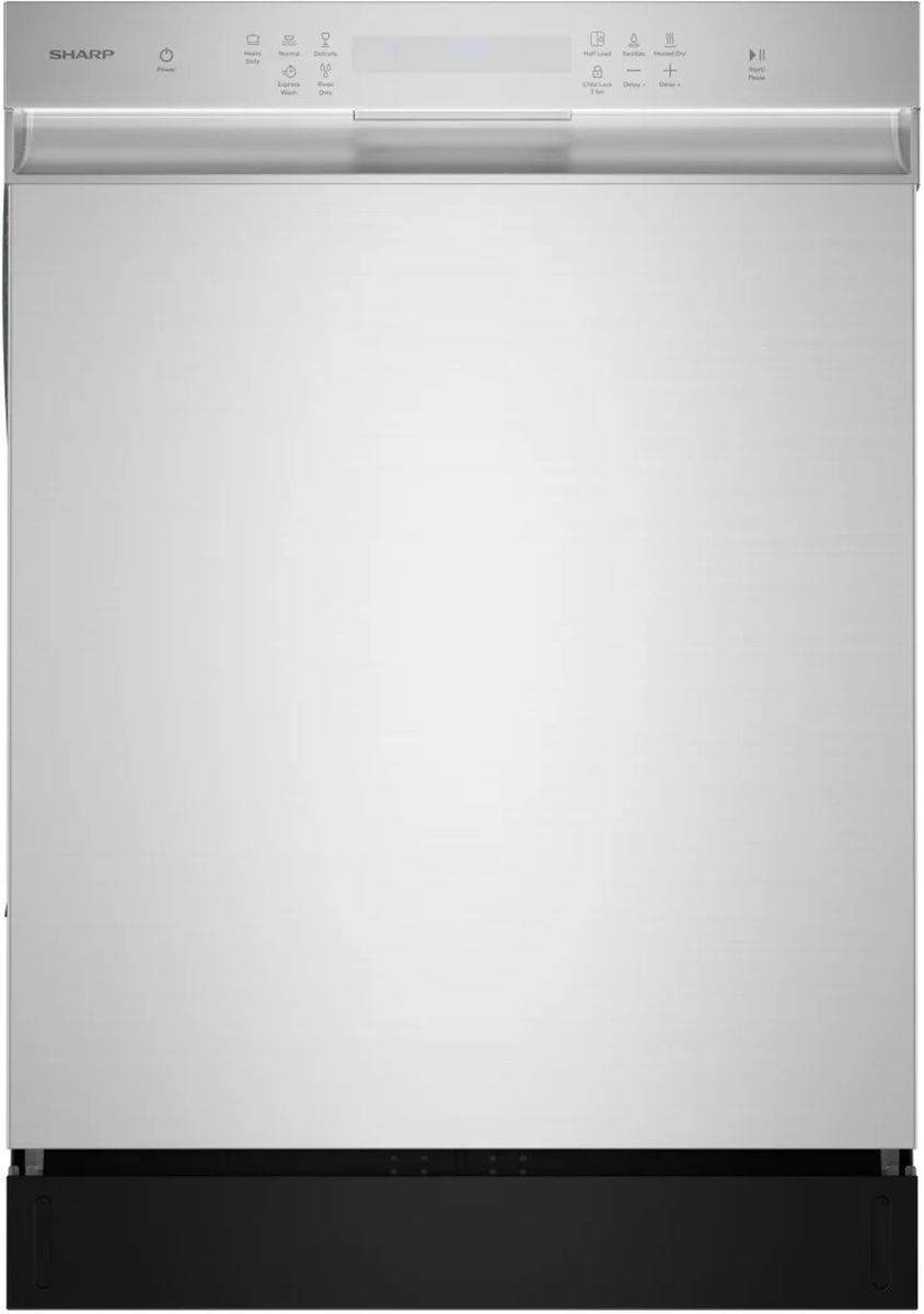 Sharp® 24" Stainless Steel Front Control Built In Dishwasher