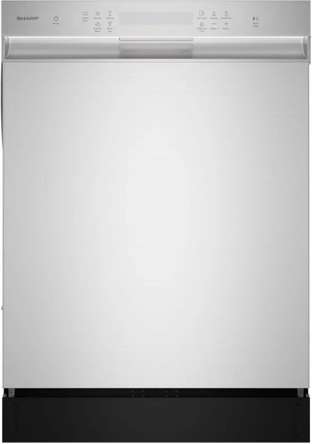 Sharp® 24" Stainless Steel Front Control Built In Dishwasher
