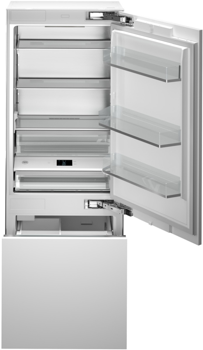 Bertazzoni 30 in. 16.0 Cu. Ft. Panel Ready Built In Counter Depth Bottom Freezer Refrigerator Hoffman s Appliance