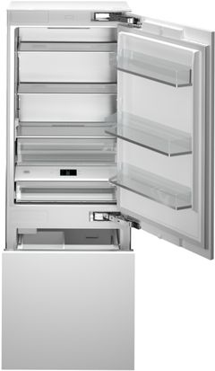 Bertazzoni 30 in. 16.0 Cu. Ft. Panel Ready Built In Counter Depth Bottom Freezer Refrigerator