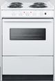 Summit® 24" White Slide-In Electric Range-0