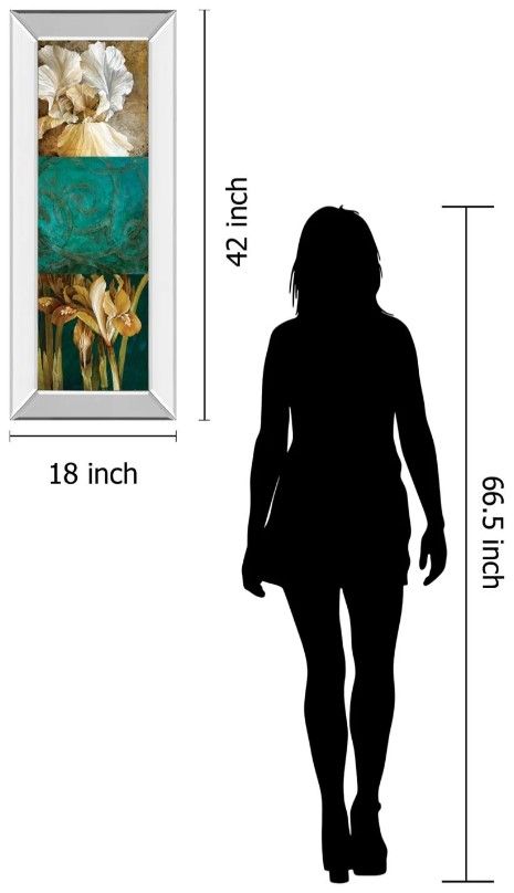 Classy Art From My Garden II by Linda Thompson Mirror Framed Wall Art-2