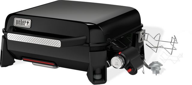 Weber® Traveler® 17" Black Portable Outdoor Gas Griddle-2