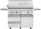 Viking® 5 Series 4-Burner Stainless Steel Freestanding Liquid Propane Grill-0