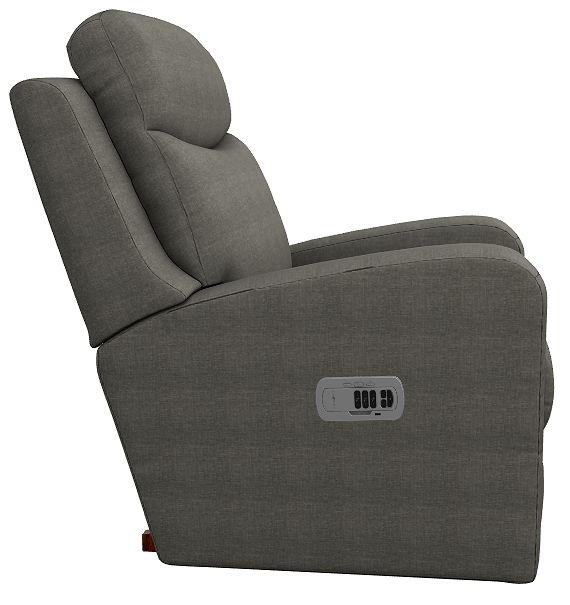 La-Z-Boy® Emmons Granite Power Rocking Recliner with Headrest and Lumbar-2